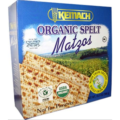 Kemach Kosher Organic Spelt Matzo Crackers 10.5Oz Exclusively So