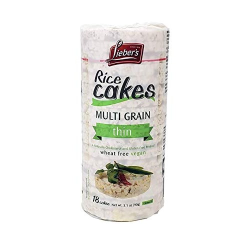 Liebers Kosher Multigrain Rice Cakes 3.1Oz Pack Of 1