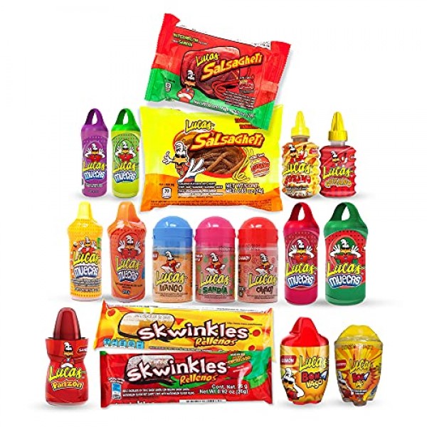 Lucas Ultimate Candy Assortment Premium Mexican Candy 18 Count...