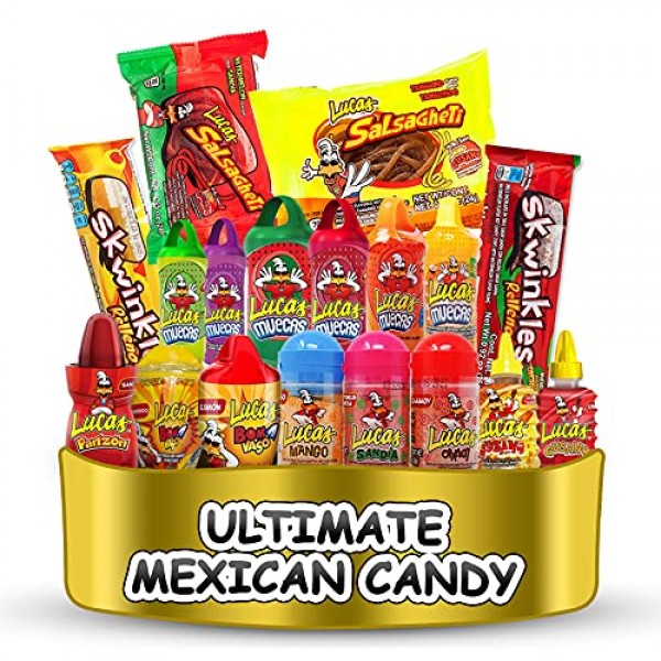 Lucas Ultimate Candy Assortment Premium Mexican Candy 18 Count