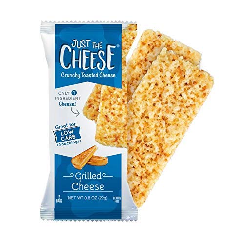 Just The Cheese Bars 12-Pack, Crunchy Baked Low Carb Snack Bars.
