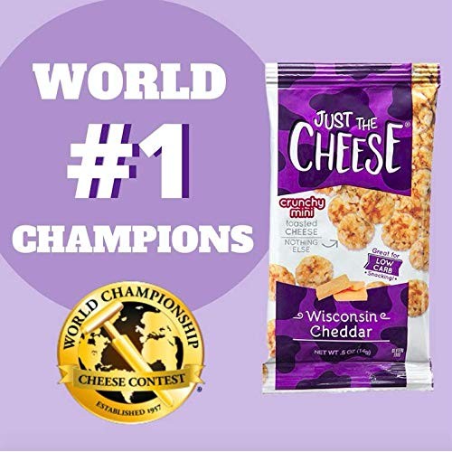 Just The Cheese Minis, Crunchy Baked Cheese, High Protein Snack,