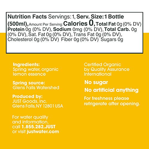 Just Water Infused - Organic Fruit Flavored Spring Water - Eco-F