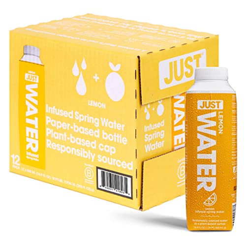 JUST Water Infused - Natural Lemon Flavored Spring Water - Eco-F...