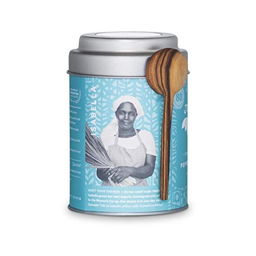 Justea Peppermint Detox | Loose Leaf Herbal Tea With Hand Carved