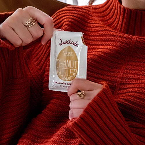 Justins Classic Peanut Butter Squeeze Packs, Only Two Ingredien