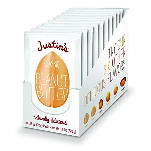 Justins Classic Peanut Butter Squeeze Packs, Only Two Ingredien