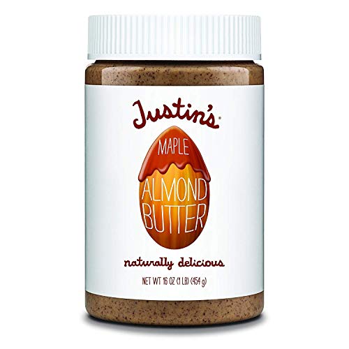 Justins Maple Almond Butter, No Stir, Gluten-Free, Non-Gmo, Res
