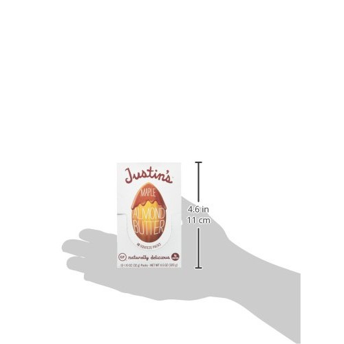 Justins Maple Almond Butter Squeeze Packs, Gluten-Free, Non-Gmo