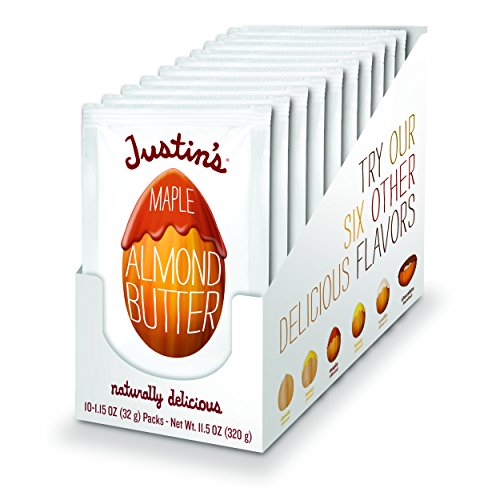 Justins Maple Almond Butter Squeeze Packs, Gluten-Free, Non-Gmo