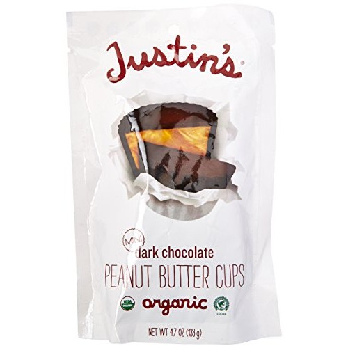 Justins, Mini Dark Chocolate Peanut Butter Cups, 4.7 Oz