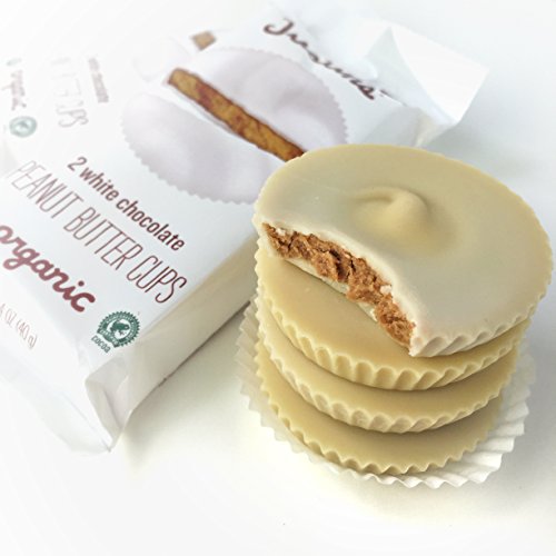 Organic White Chocolate Peanut Butter Cups By Justins, Rainfore