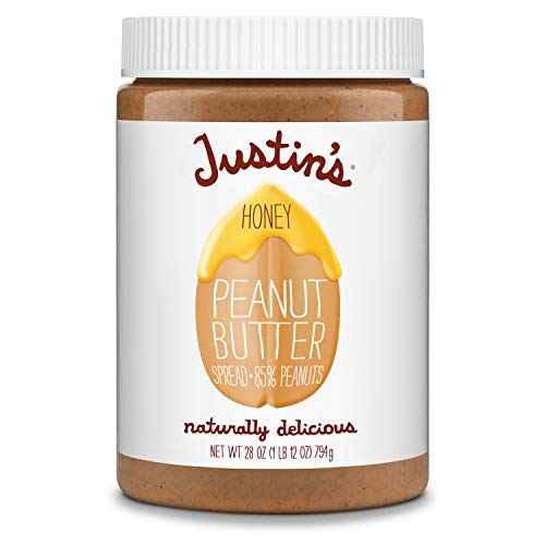 Justins Nut Butter Honey Peanut Butter, 28 Ounce Pack Of 1