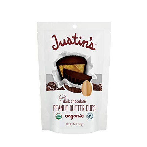 Justins Nut Butter Organic Mini Dark Chocolate Peanut Butter Cu
