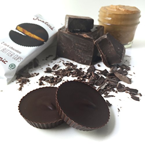 Justins Organic Dark Chocolate Almond Butter Cups, Rainforest A