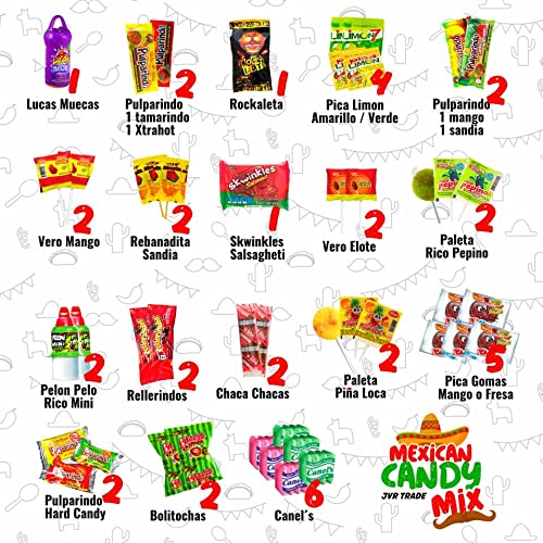 Mexican Candy Mix Assortment Snack 42 Count Dulces Mexicanos V