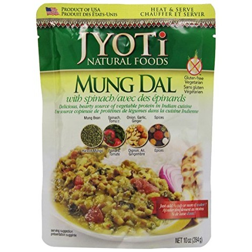 Jyoti Natural Foods: All Natural Mung Dal With Spinach 1 X 10 Oz