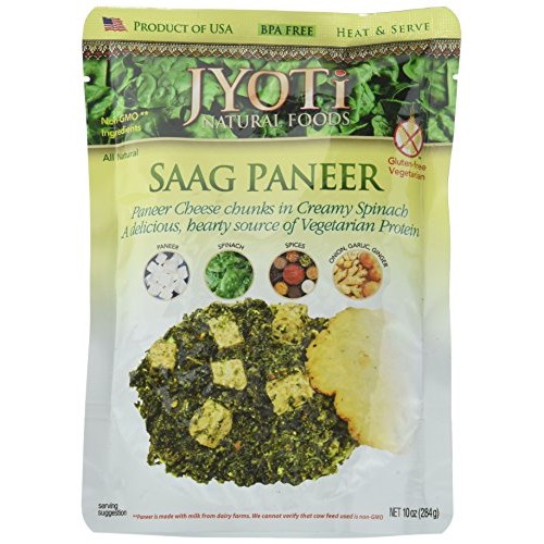 Jyoti Saag Paneer, 10 Ounce Pack Of 6
