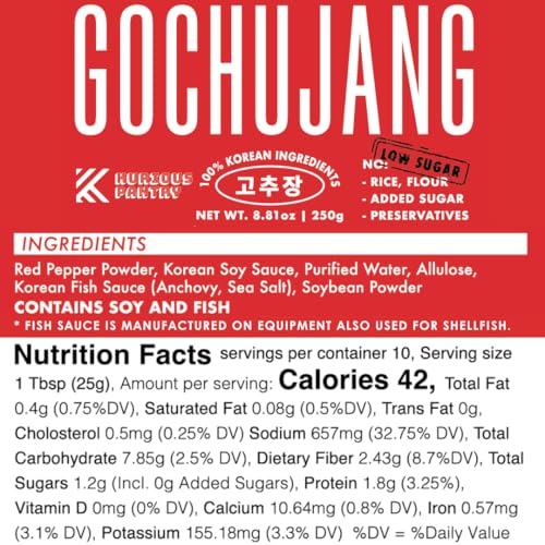 K Kurious Pantry Gochujang, Korean Red Chili Paste, Sauce, Condi...