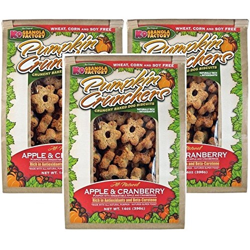 K9 Granola Factory Apple And Cranberry Pumpkin Crunchers Pack O