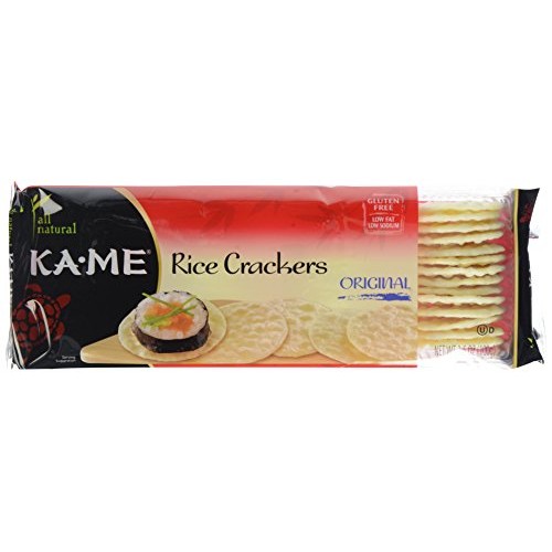 Ka-Me Rice Crunch Crackers, Plain, 3.5 Oz