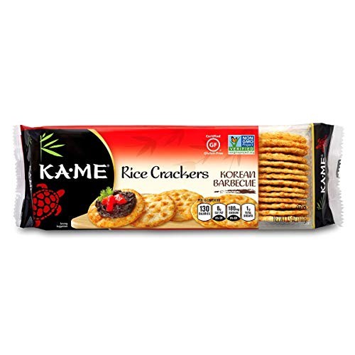 Ka-Me Gluten Free Rice Crackers, Seaweed, 3.5 Ounce Pack Of 12