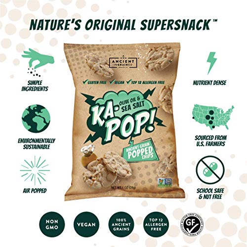 Ka-Pop! Popped Chips, Variety Pack 1Oz, Pack Of 12 - Allergen