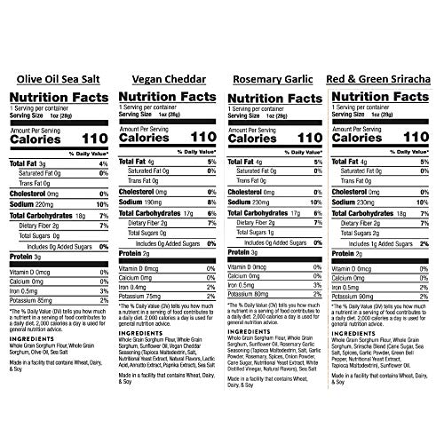 Ka-Pop! Popped Chips, Variety Pack 1Oz, Pack Of 12 - Allergen