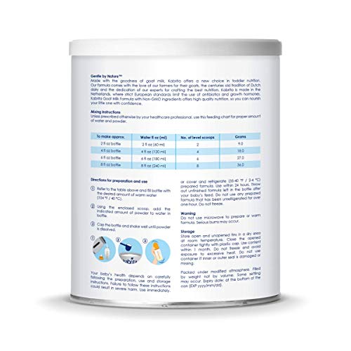 Kabrita Goat Milk Toddler Formula, Pack Of 6 14.1 Ounce