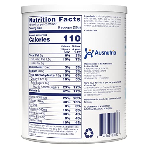 Kabrita Junior Goat Milk Powder For Kids 6Pk