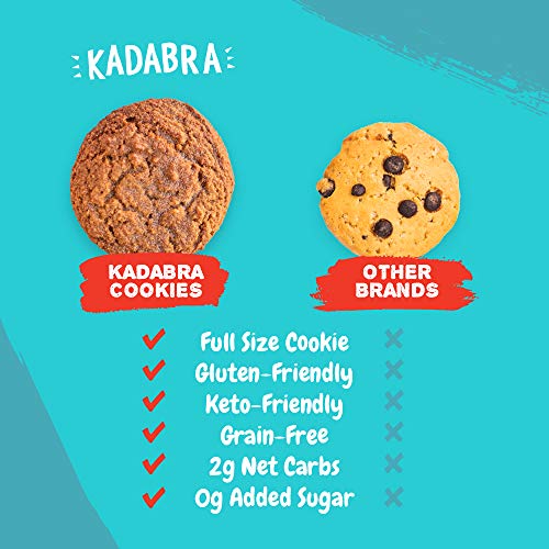 Kadabra Churro Keto Cookies Pack of 6 | Keto Dessert Soft & Chew...