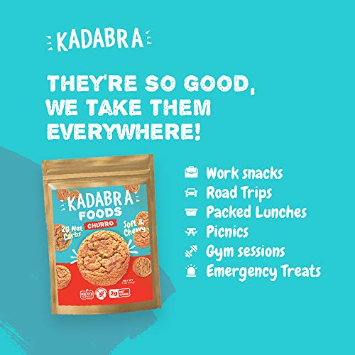 Kadabra Churro Keto Cookies Pack of 6 | Keto Dessert Soft & Chew...