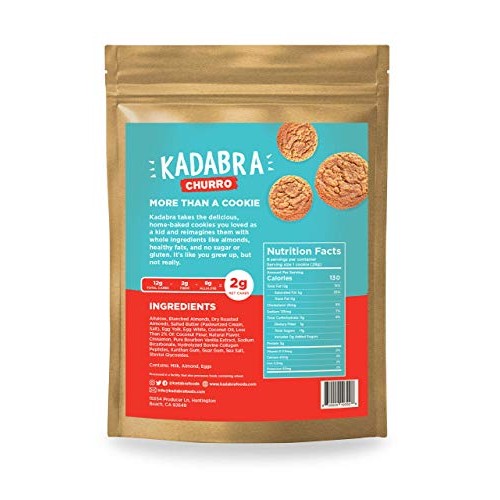 Kadabra Churro Keto Cookies Pack of 6 | Keto Dessert Soft & Chew...