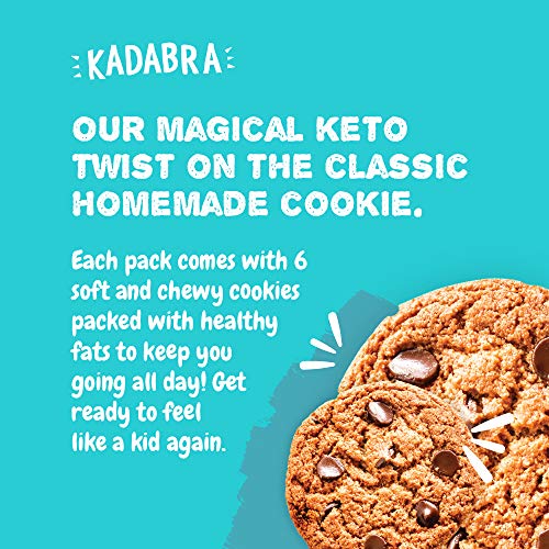 Kadabra Keto Chocolate Chip Cookies Pack of 6 | Soft & Chewy Hom...