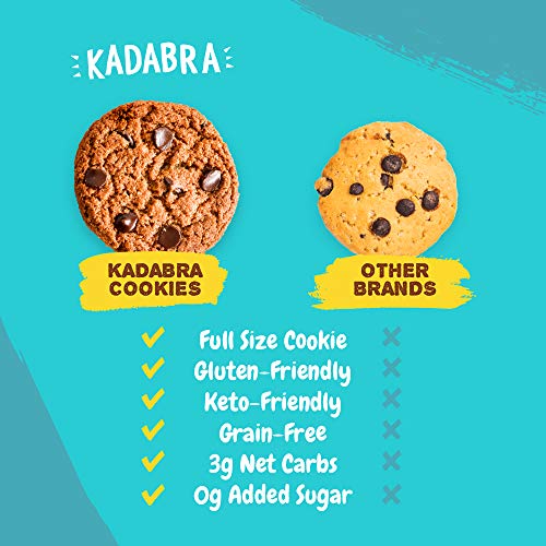Kadabra Keto Chocolate Chip Cookies Pack of 6 | Soft & Chewy Hom...