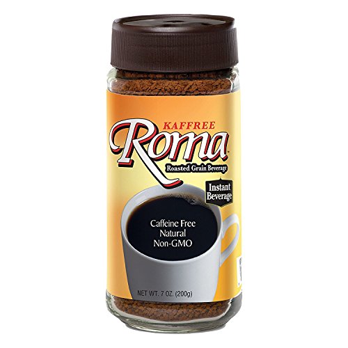 Kaffree Instant Roasted Grain Beverage - Roma - Case Of 6 - 7 Oz.
