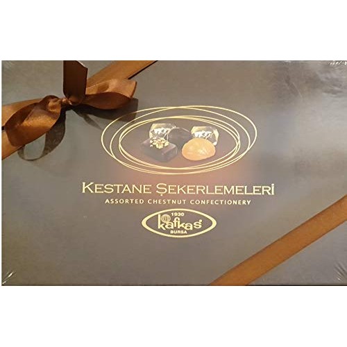 Kafkas Candied Chestnuts. Chocolate Covered Special Premium Cand