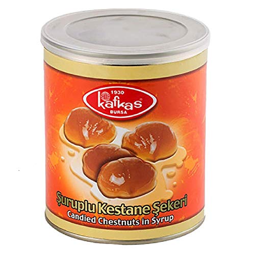 Kafkas Candied Chestnuts 1Kg Premium Taste Canned With Chestnut