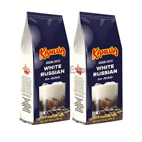 Kahlua - White Russian Gourmet Ground Coffee 2 bags/10oz each