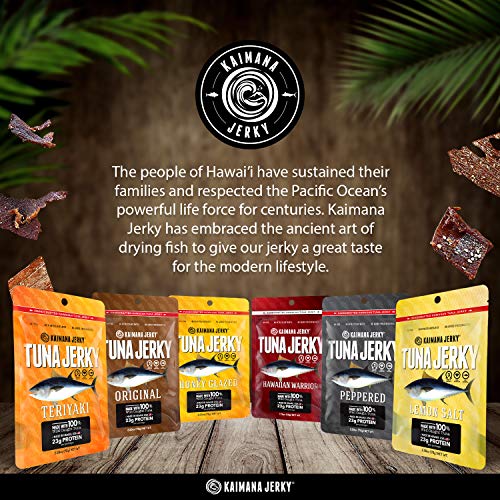 Kaimana Jerky Ahi Tuna Sampler Bundle - All Natural &Amp; Wild Caugh