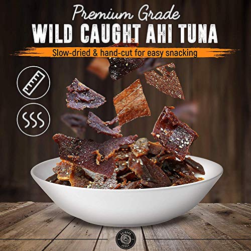 Kaimana Jerky Ahi Tuna Sampler Bundle - All Natural &Amp; Wild Caugh