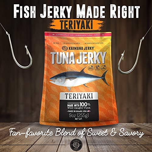 Kaimana Wild-Caught Ahi Tuna Jerky - Teriyaki | Rich In Omega-3S