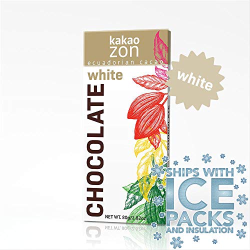 KakaoZon White Chocolate Bars | White Chocolate | 100% Ecuadoria...