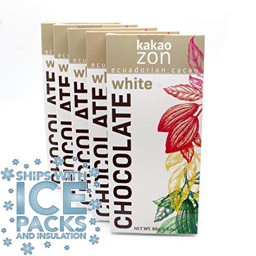 KakaoZon White Chocolate Bars | White Chocolate | 100% Ecuadoria...