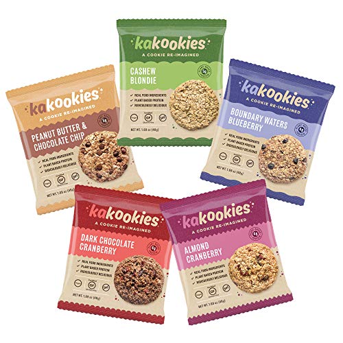 Kakookies A Cookie Re-Imagined, Sampler Pack Box Of 5 Cookies,