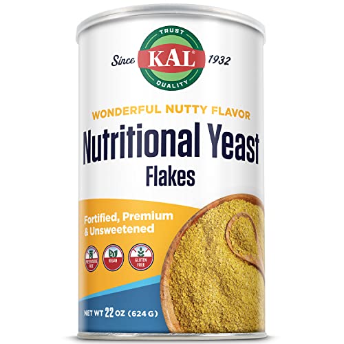 Kal Nutritional Yeast Flakes | Vitamin B12, Vegan, Non-Gmo, Glut