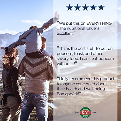 Kal Nutritional Yeast Flakes | Vitamin B12, Vegan, Non-Gmo, Glut