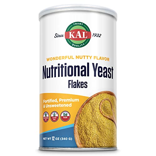 Kal Nutritional Yeast Flakes | Vitamin B12, Vegan, Non-Gmo, Glut