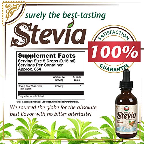 Kal Pure Stevia Extract, Almond, 1.8 Fluid Ounce