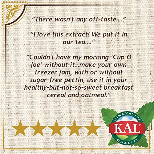 Kal Sure Stevia Liquid Extract 8 Oz | Best-Tasting, Zero Calorie